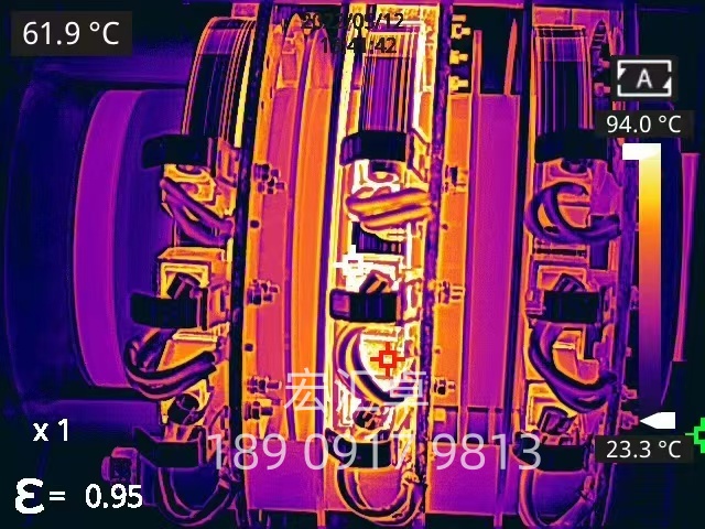 红外热成像技术在电机滑环温度监测中的应用